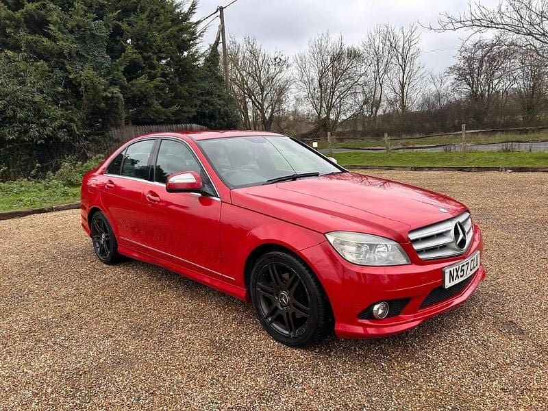 Red Used 2007 Mercedes C200 Sedan | £3,150 (Fair price) - Image 1/4