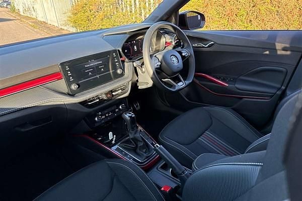 Used Skoda Fabia Monte Carlo 114 HP (83 kW) 2024 Velvet red metallic black magic pearl effect Hatchback