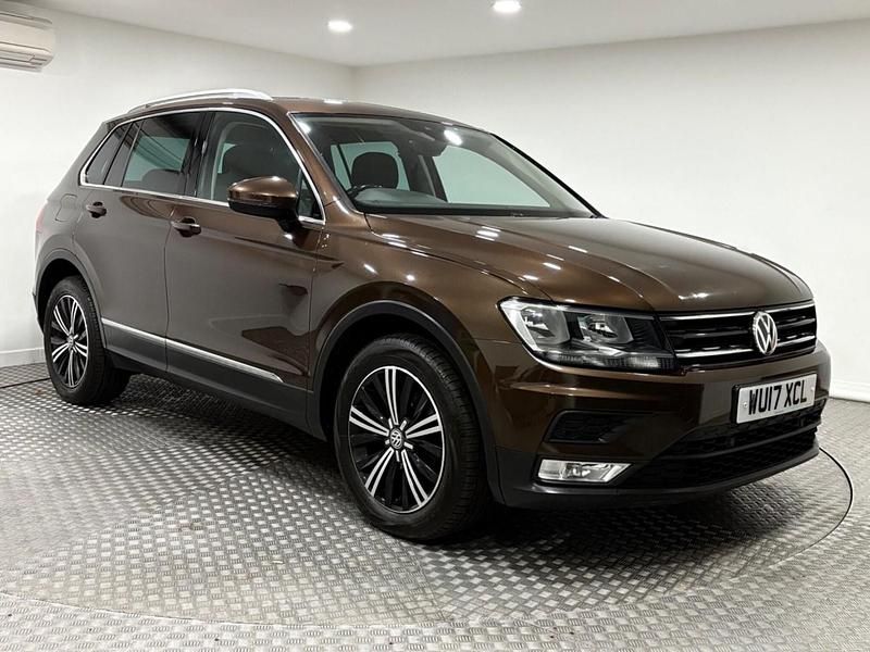 Brown Used 2017 VW Tiguan SE SUV | £12,495 (Fair price) - Image 1/4