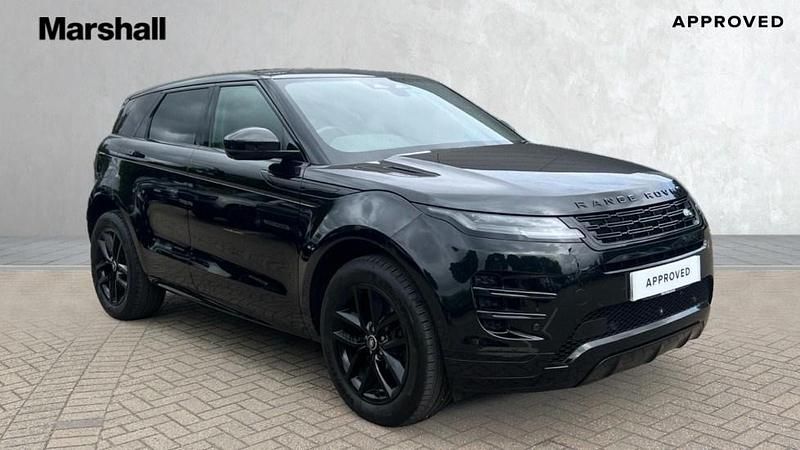 Black Used 2025 Land Rover Range Rover evoque SUV | £40,621 - Image 1/4
