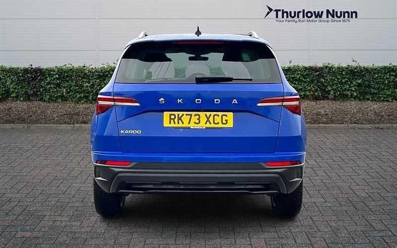 Used Skoda Karoq SE L 116 HP (85 kW) 2023 Blue SUV