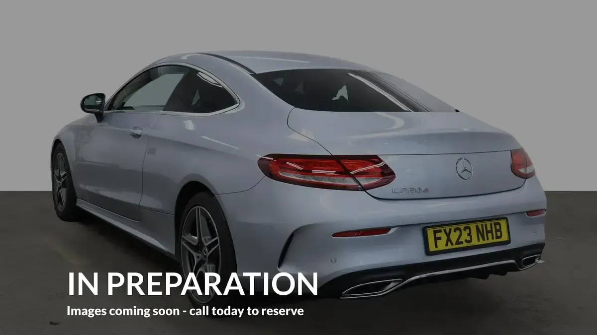 Used Mercedes C220 AMG line 2023 Silver Coupe