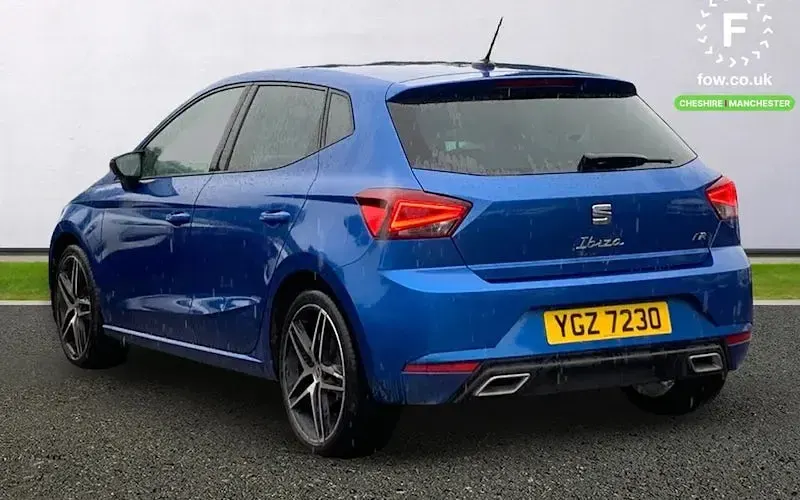 Used Seat Ibiza FR 95 HP (69 kW) 2022 Blue Hatchback