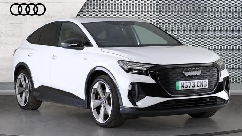 Used Audi Q4 e-tron Black Edition 150 kW (204 HP) 2023 White SUV