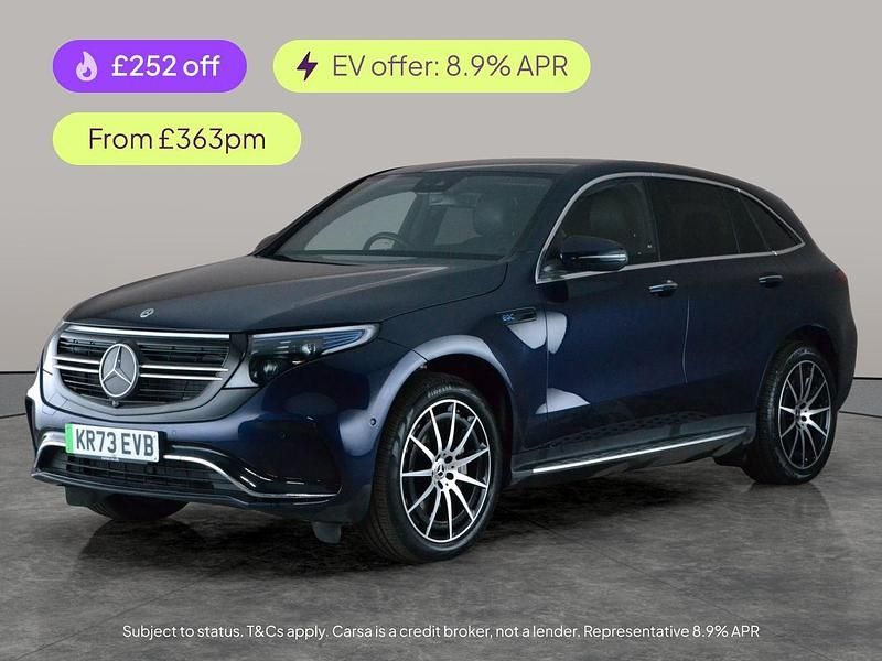 Used Mercedes EQC400 AMG line 300 kW (408 HP) 2023 Blue SUV
