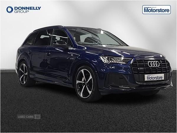 Used Audi Q7 S-Line 231 HP (169 kW) 2021 Blue SUV