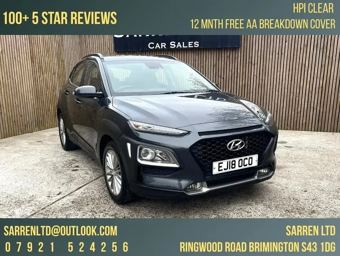Second-hand Hyundai Kona SE 2018 Gri SUV