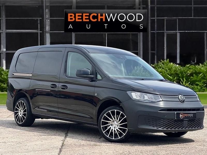 Black Used 2021 VW Caddy Maxi S MPV | £16,250 (Good price) - Image 1/3