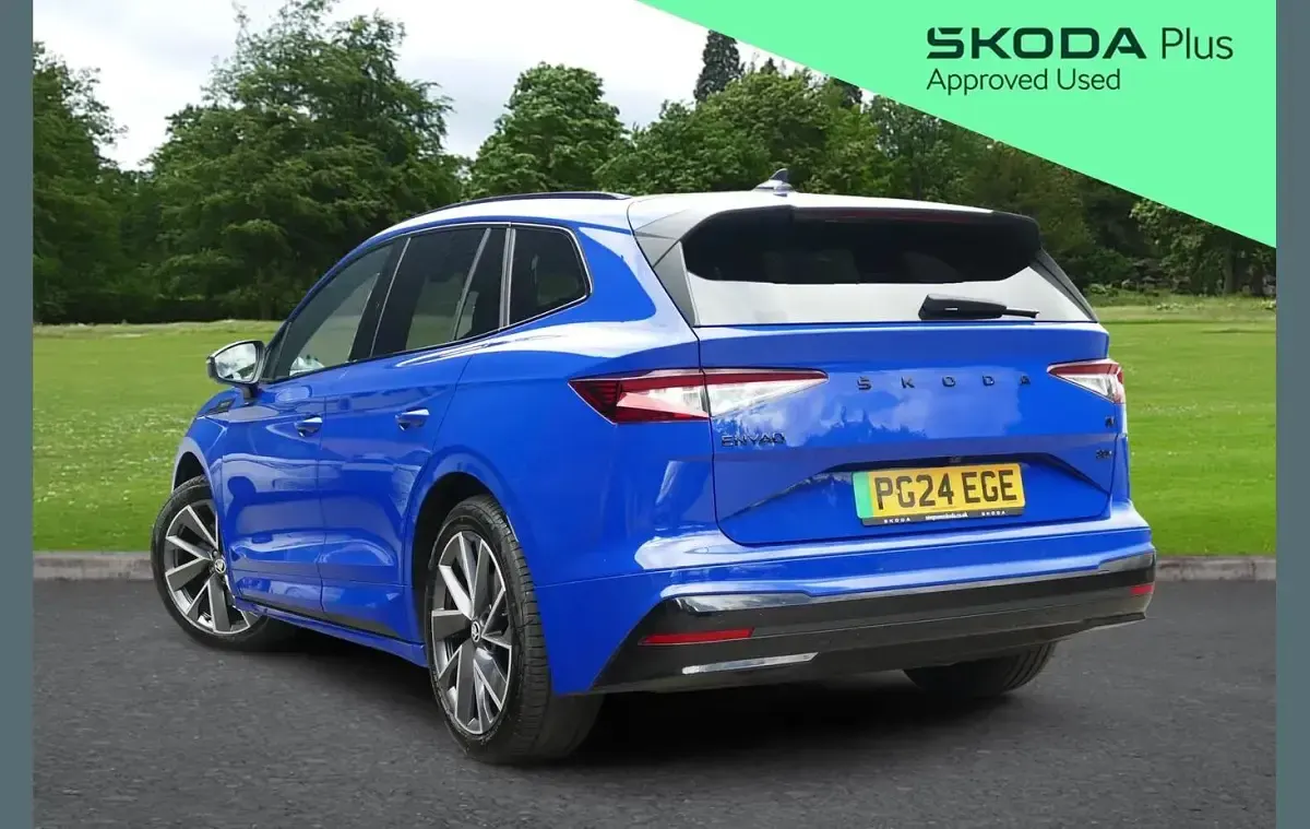 Used Skoda Enyaq iV SportLine 194 kW (265 HP) 2024 Blue SUV