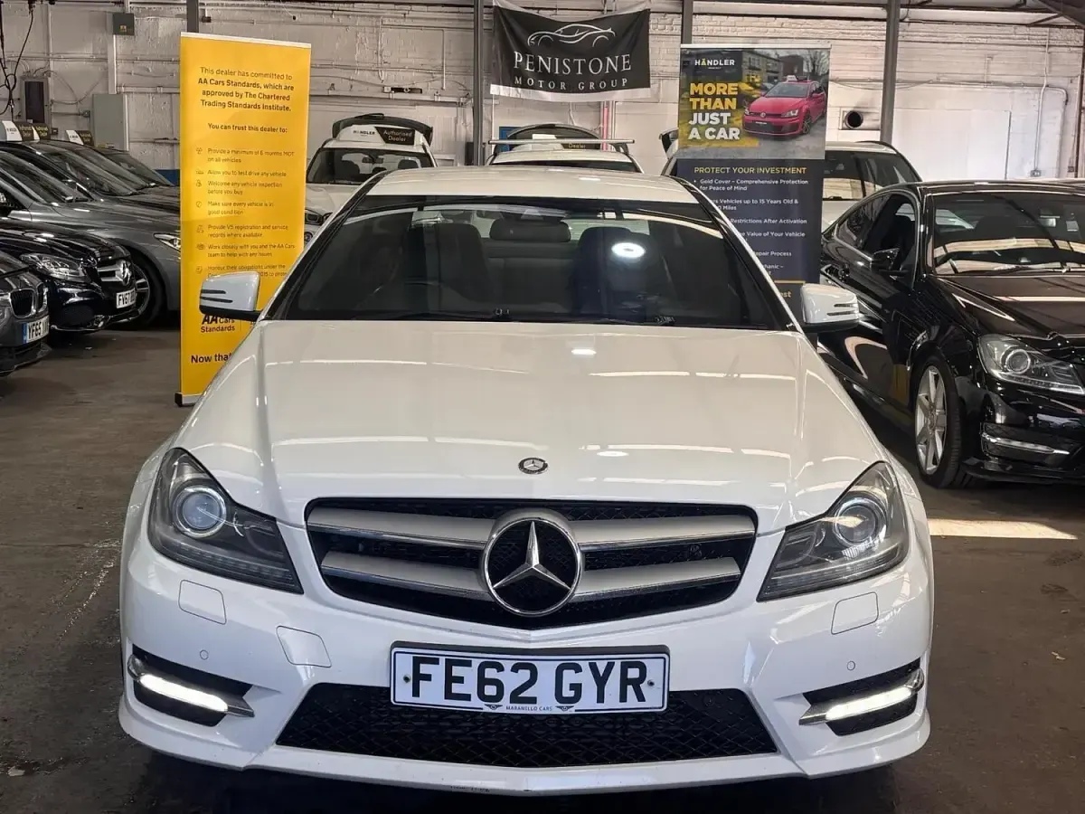 Used Mercedes C220 AMG 2012 White Coupe