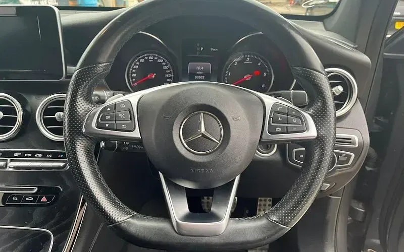 Used Mercedes GLC220 AMG line 170 HP (125 kW) 2018 Grey SUV