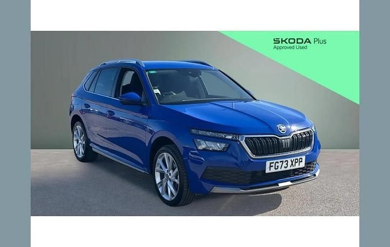 Used Skoda Kamiq SE L Executive 110 HP (80 kW) 2023 Blue SUV