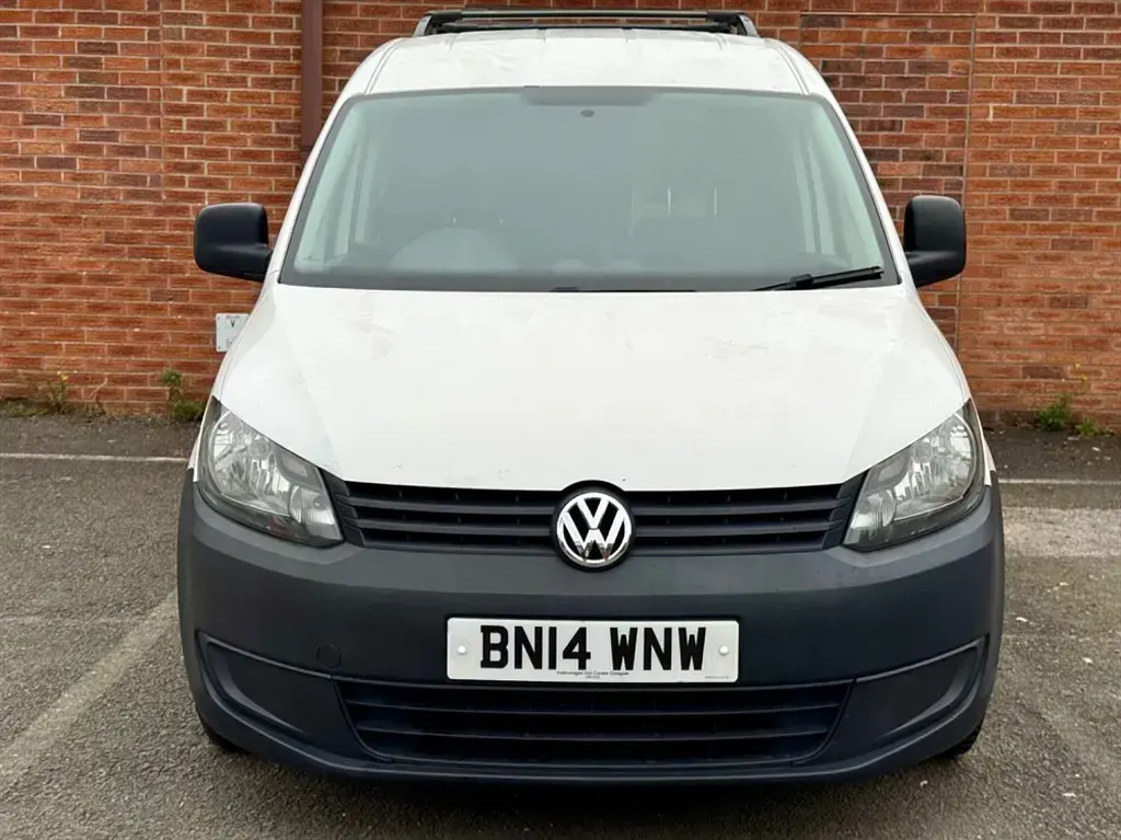 Begagnad VW Caddy Startline 2014 Vit Minibuss