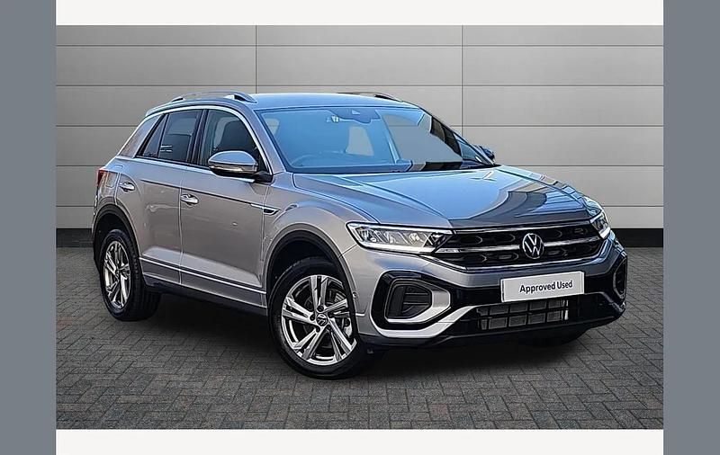 Silver Used 2025 VW T-Roc R-line SUV | £27,395 (A bit pricey) - Image 1/3