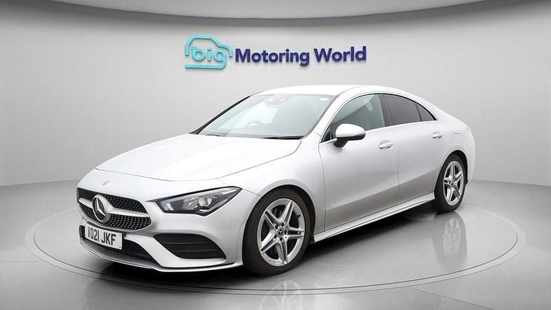Used Mercedes CLA220 AMG line 190 HP (139 kW) 2021 Silver Sedan