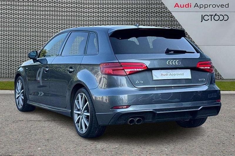 Used Audi A3 Black Edition 150 HP (110 kW) 2018 Grey Sedan