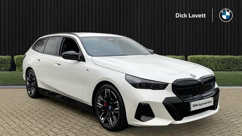 White Used 2024 BMW i5 Comfort Edition Sedan | £68,555 (Expensive) - Image 1/4