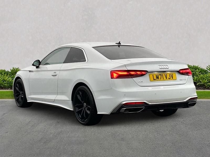 Used Audi A5 S-Line 163 HP (119 kW) 2021 White Coupe