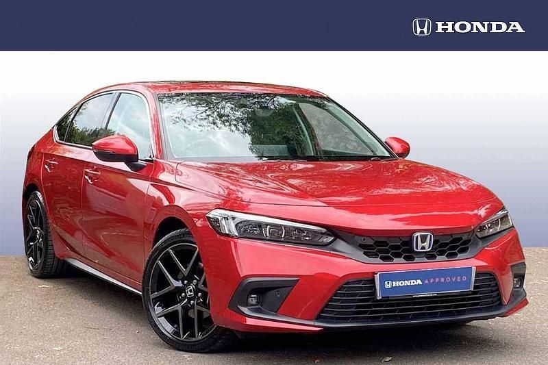 Crystal red Used 2023 Honda Civic Advance | £26,250 (Fair price) - Image 1/4