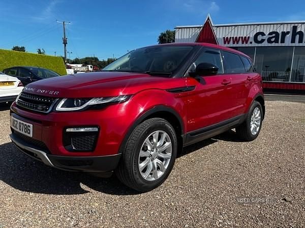 Red Used 2016 Land Rover Range Rover evoque SE SUV | £11,990 (Fair price) - Image 1/4