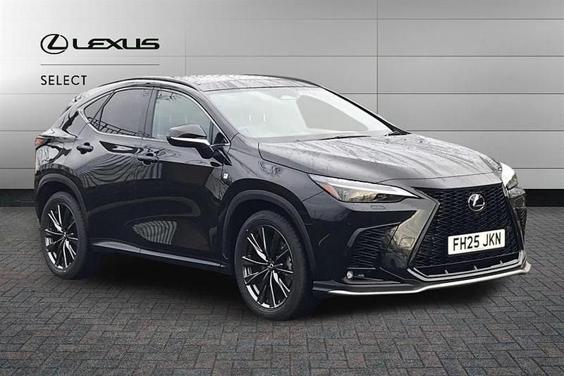 Graphite black Used 2025 Lexus NX450h+ Sport Line SUV | £51,495 (Expensive) - Image 1/3