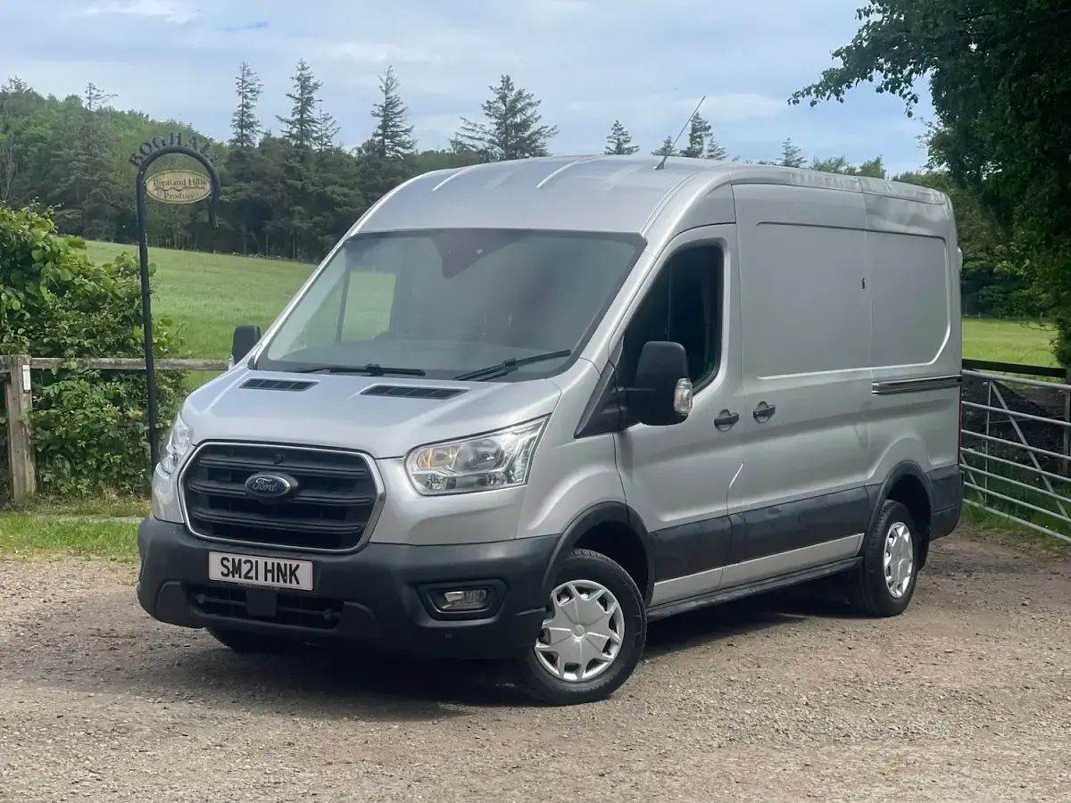 Used Ford Transit Trend 130 HP (95 kW) 2021 Silver Van