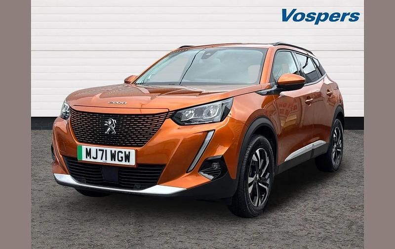 Used Peugeot e-2008 Allure Premium 100 kW (136 HP) 2021 Orange SUV
