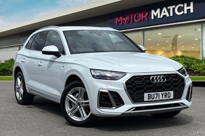 White Used 2021 Audi Q5 S-Line SUV | £26,590 (Fair price) - Image 1/4