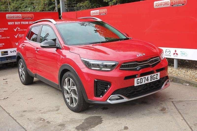 Red Used 2025 Kia Stonic GT-Line SUV | £19,695 (Fair price) - Image 1/4