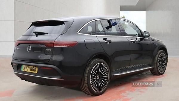 Used Mercedes EQC400 AMG Line Premium 300 kW (408 HP) 2022 Black SUV