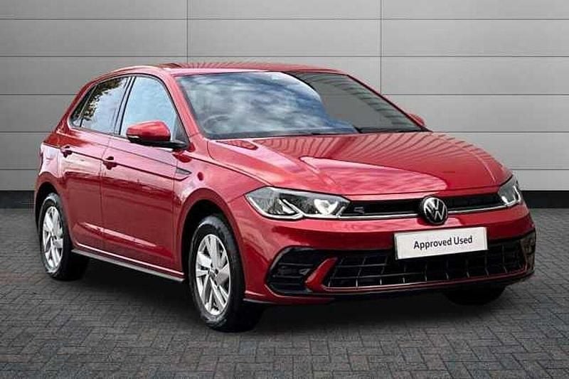 Black Used 2023 VW Polo R-line Hatchback | £17,490 (Fair price) - Image 1/4