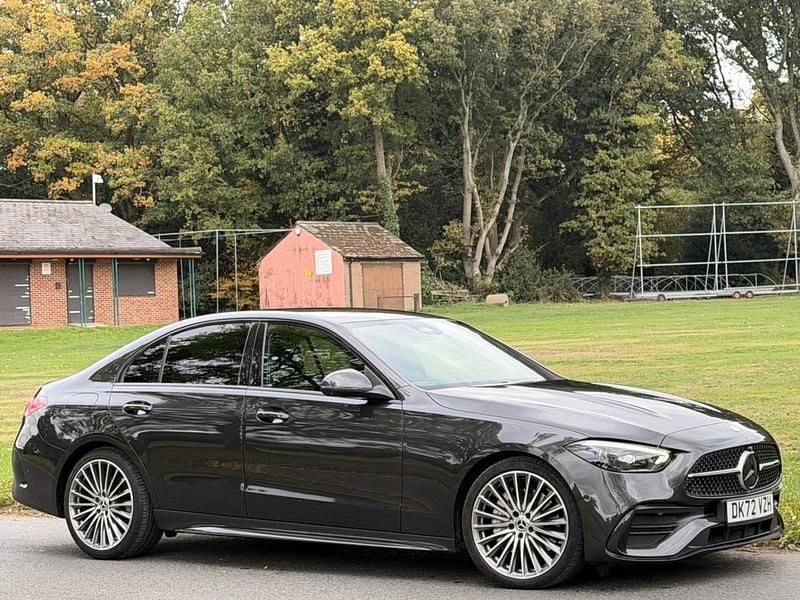 Grey Used 2022 Mercedes C300 AMG Line Premium Sedan | £29,995 (Fair price) - Image 1/4