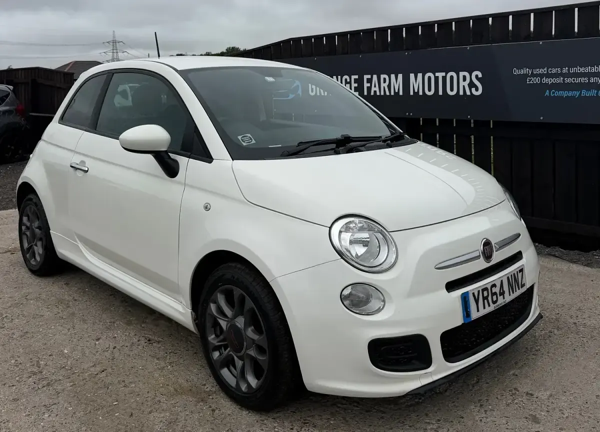 Used Fiat 500 S 69 HP (50 kW) 2014 White Hatchback