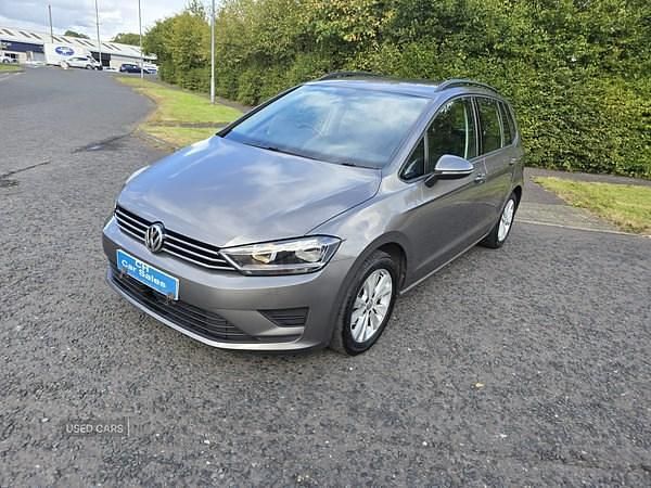 Grey Used 2015 VW Golf Sportsvan SE MPV | £5,390 (Fair price) - Image 1/4
