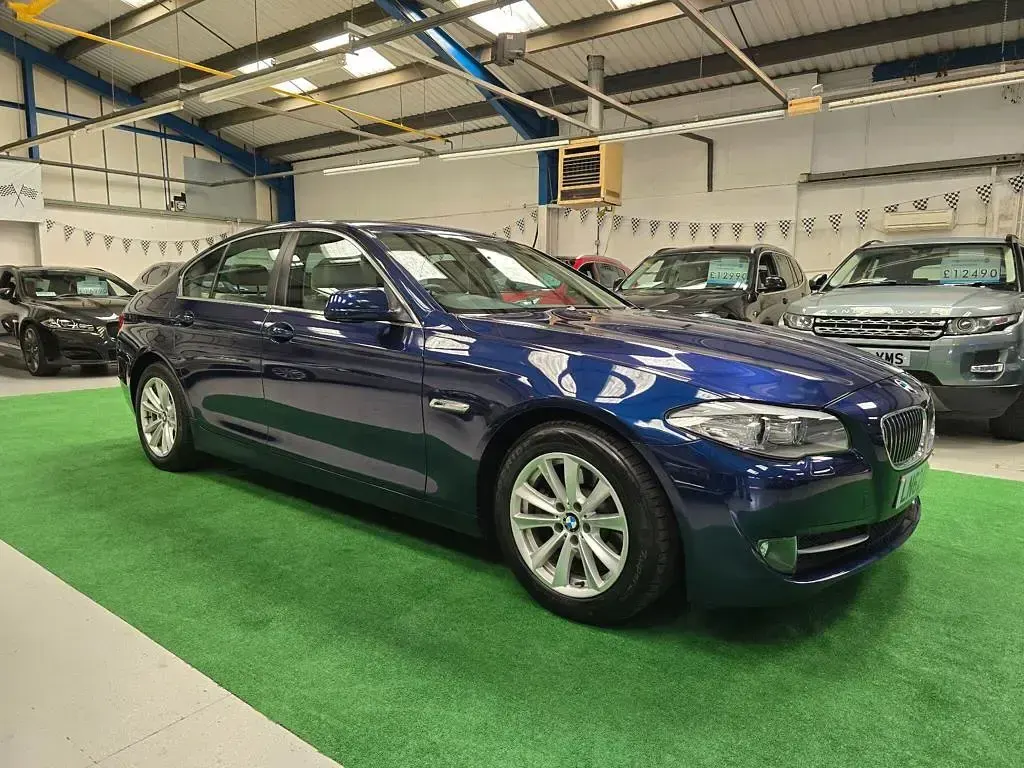 Used BMW 520 Impressive 2012 Blue Sedan