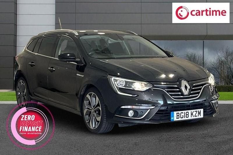 Black Used 2018 Renault Mégane GrandTour Dynamique Estate | £8,750 (Fair price) - Image 1/4