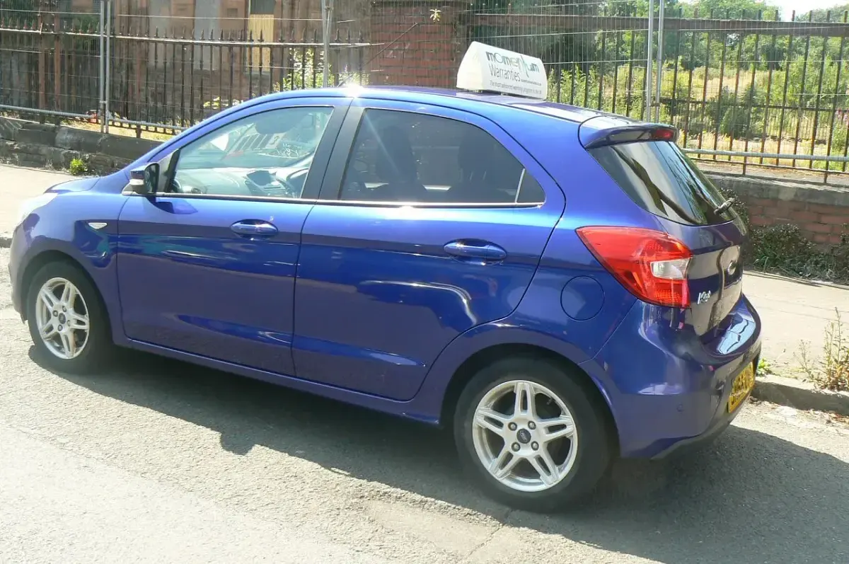 Used Ford Ka Plus Zetec 85 HP (62 kW) 2016 Blue Hatchback