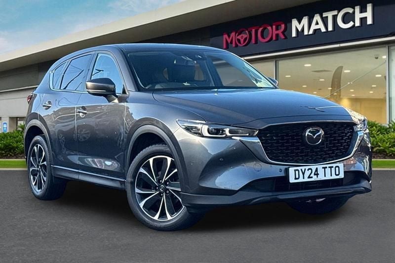 Grey Used 2024 Mazda CX-5 Exclusive-Line SUV | £25,140 (Fair price) - Image 1/4