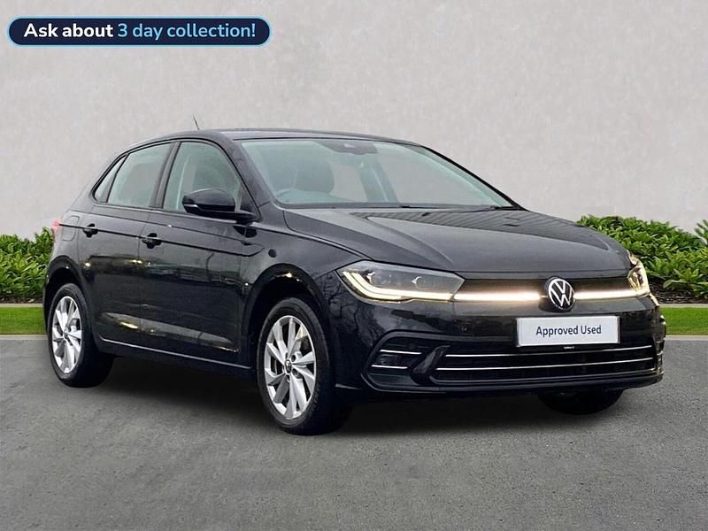 Used VW Polo Style 95 HP (69 kW) 2022 Black Hatchback