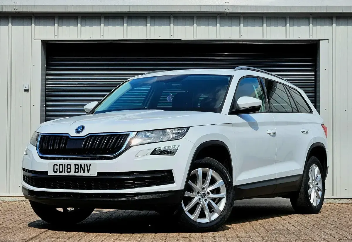Used Skoda Kodiaq SE 150 HP (110 kW) 2018 White SUV