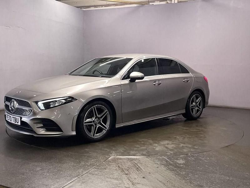 Used Mercedes A180 AMG line 136 HP (100 kW) 2020 Silver Sedan