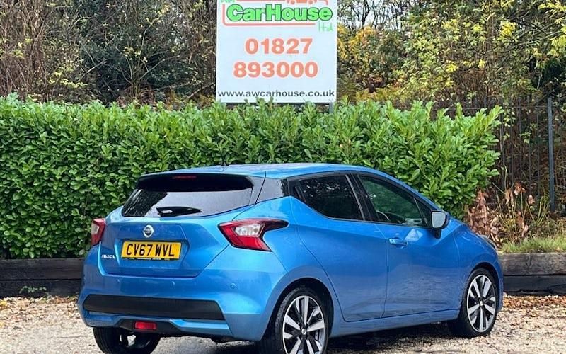 Used Nissan Micra Tekna 90 HP (66 kW) 2018 Blue Hatchback