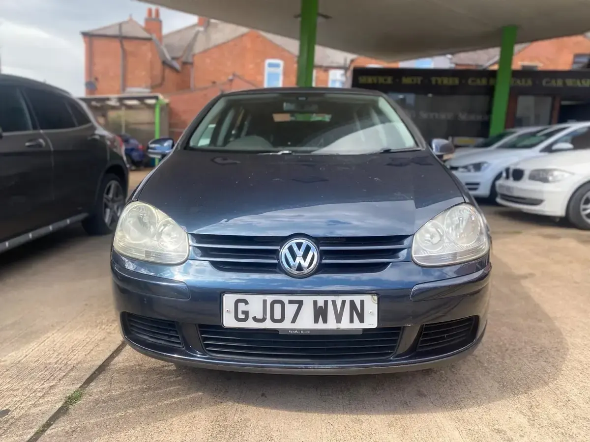 Used VW Golf V Match 105 HP (77 kW) 2007 Blue Hatchback