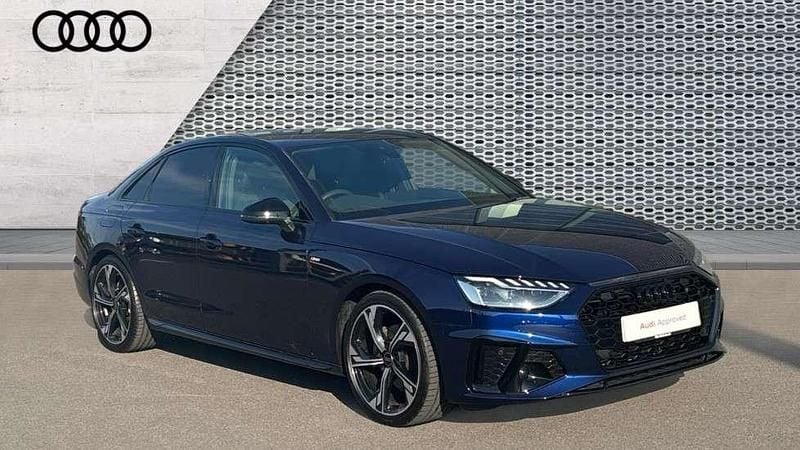 Blue Used 2024 Audi A4 Black Edition Sedan | £28,803 (Fair price) - Image 1/4