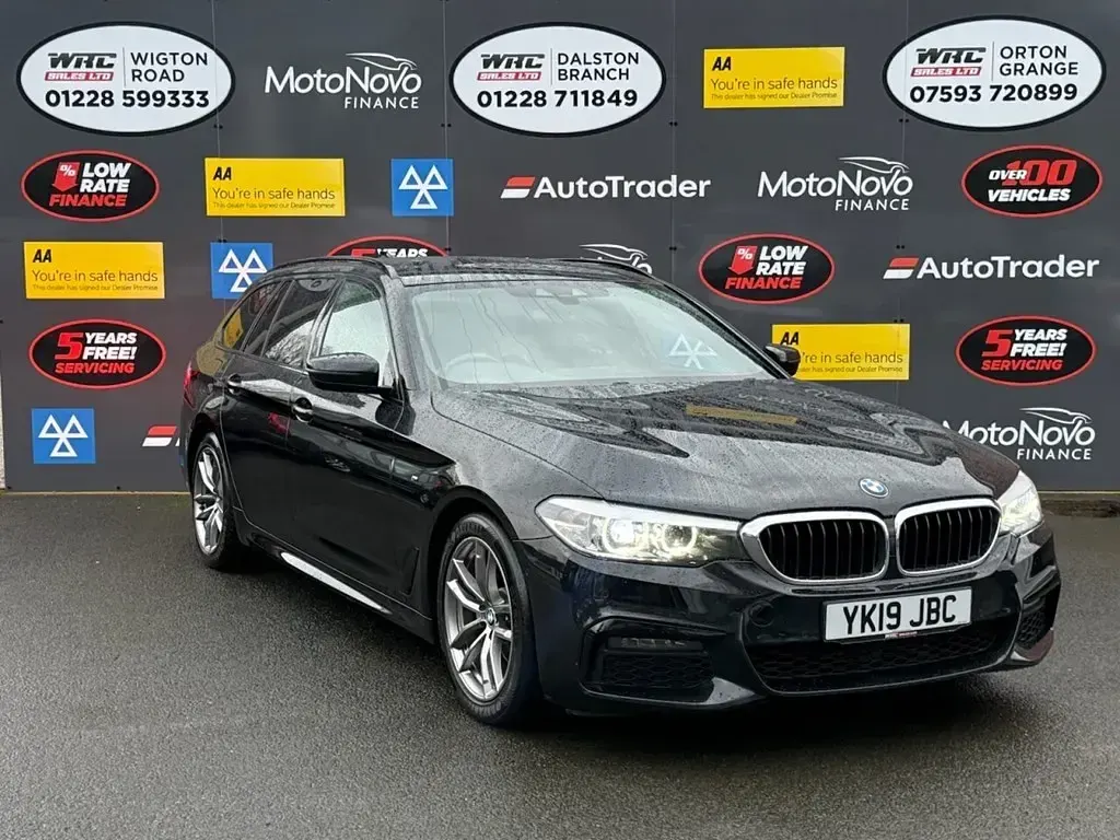 Used BMW 520 M Sport 190 HP (139 kW) 2019 Black Estate
