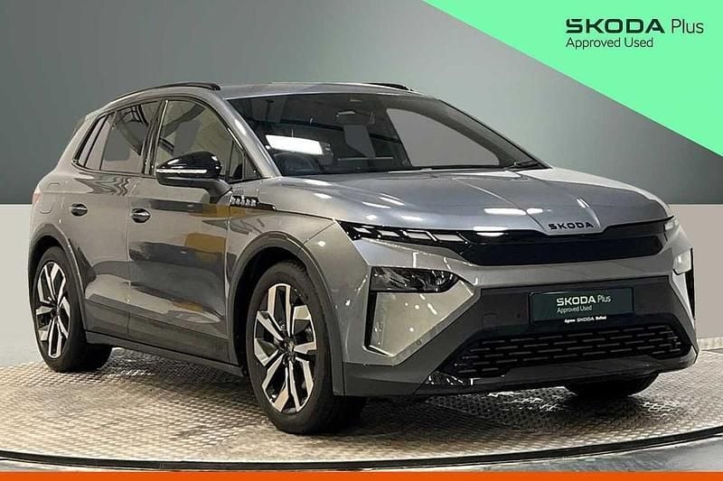 Graphite grey metallic Used 2025 Skoda Elroq SportLine SUV | £33,690 (Fair price) - Image 1/4