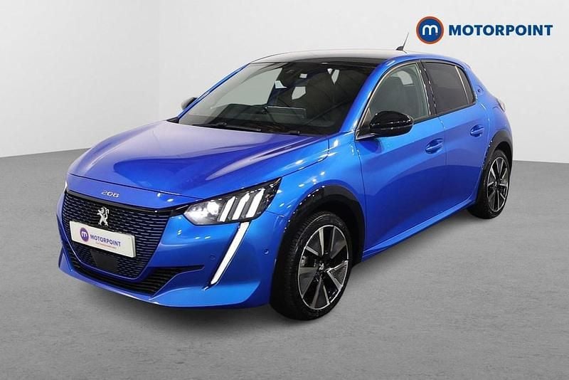 Used Peugeot e-208 GTi 100 kW (136 HP) 2021 Blue Hatchback