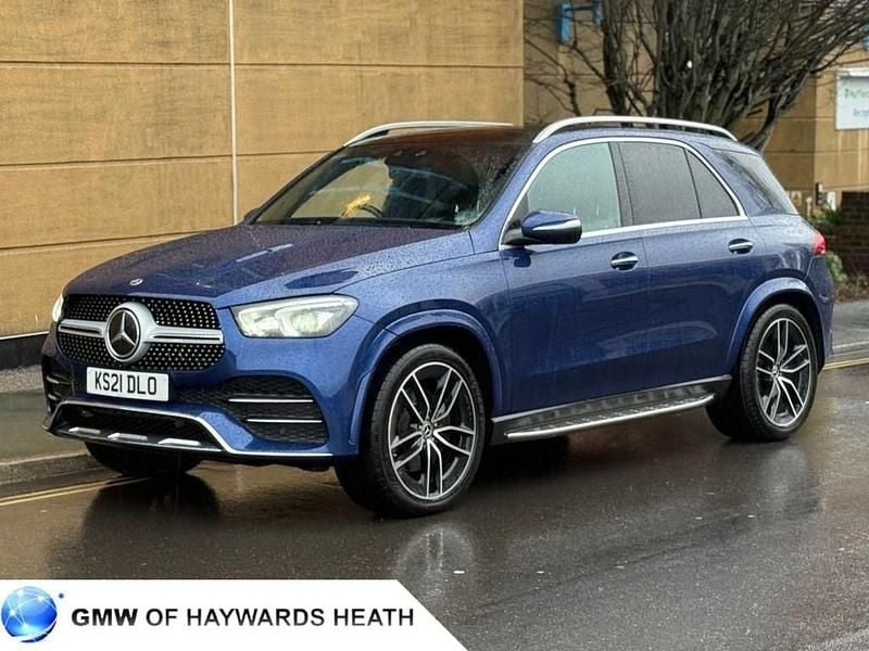 Used Mercedes GLE350 AMG line 272 HP (200 kW) 2021 Blue SUV