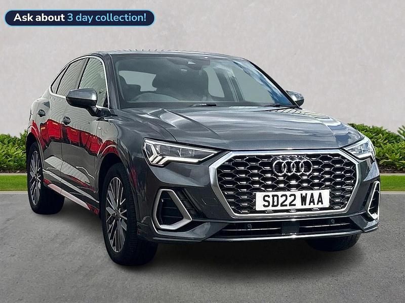 Grey Used 2022 Audi Q3 S-Line SUV | £28,225 (Fair price) - Image 1/4