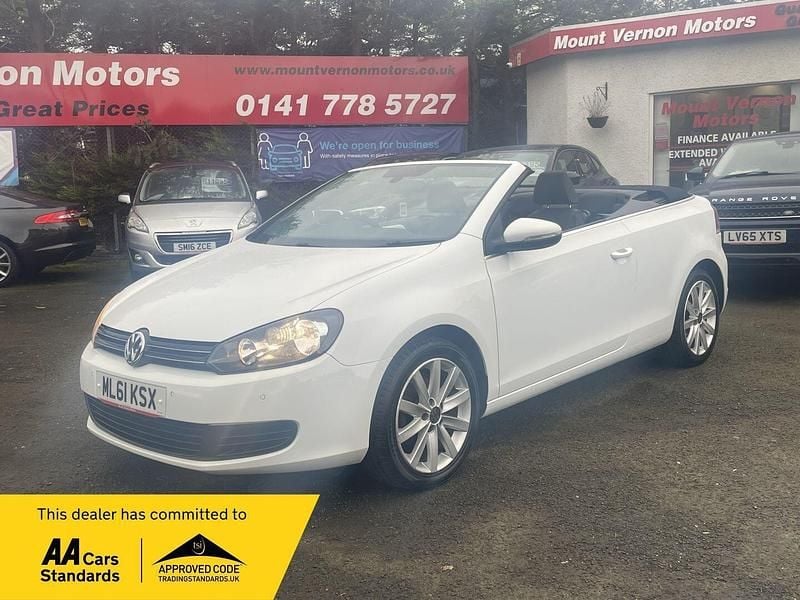 Used VW Golf Cabriolet SE 105 HP (77 kW) 2011 White Cabriolet